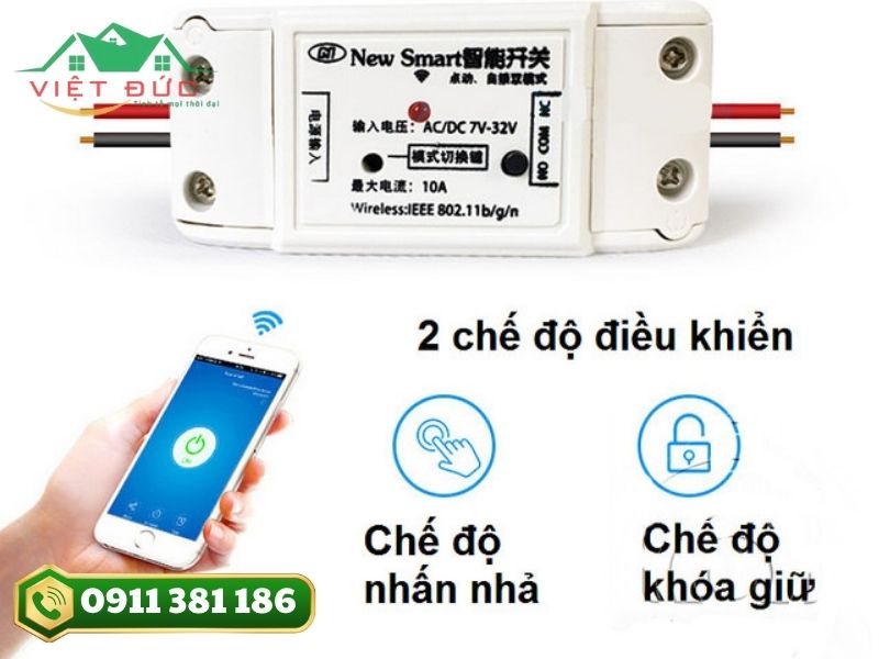 Bộ điều khiển cửa cuốn Sonoff SV