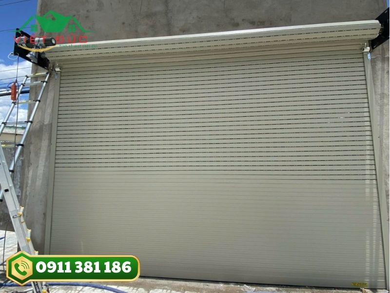 Cửa cuốn công nghệ Đức khe thoáng lắp tại Bến Tre