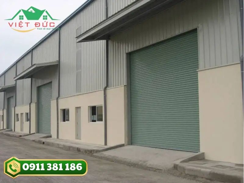 Cửa cuốn cho kho, nhà xưởng tại Bến Tre - Việt Đức
