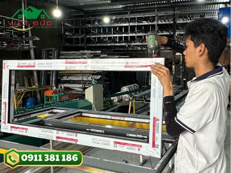 Thi công cửa nhôm Xingfa tại Bến Tre
