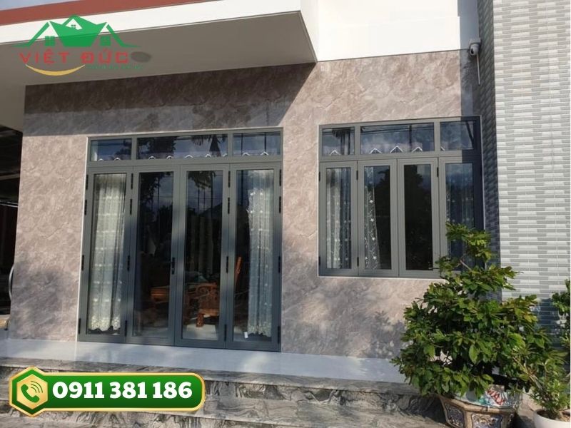 Cửa nhôm Xingfa nhà khách