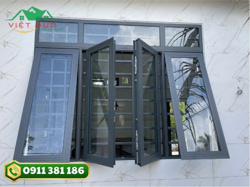Cửa sổ nhôm Xingfa mở hất và mở quay