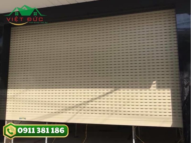 Cửa cuốn công nghệ Đức khe thoáng