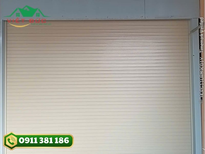 Cửa cuốn công nghệ Đức lắp đặt tại nhà khách Trà Vinh – công trình thực tế