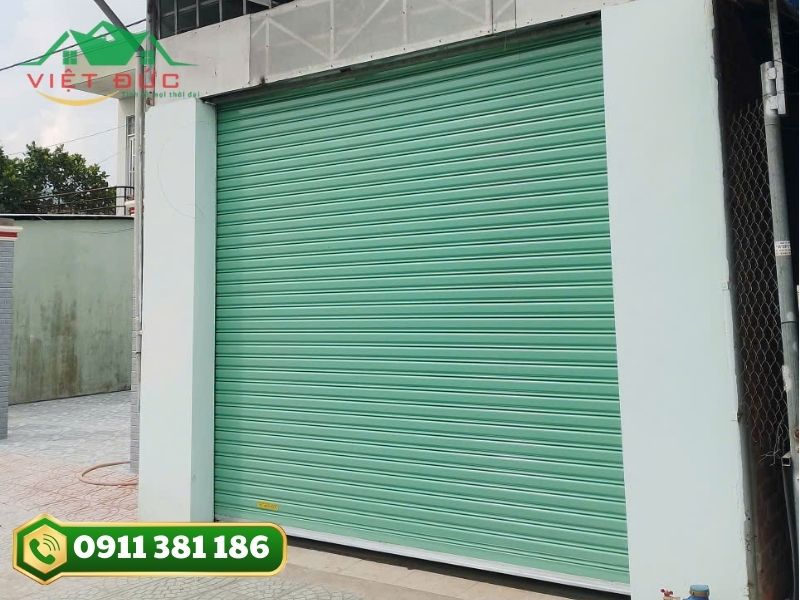 Lắp đặt cửa cuốn Đài Loan tại Trà Vinh – nhà phố mặt tiền